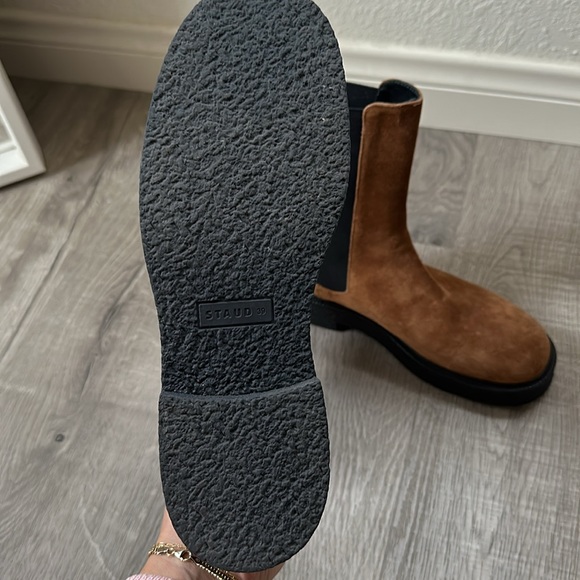 Staud Palamino Boot Tan Black - Picture 2 of 6